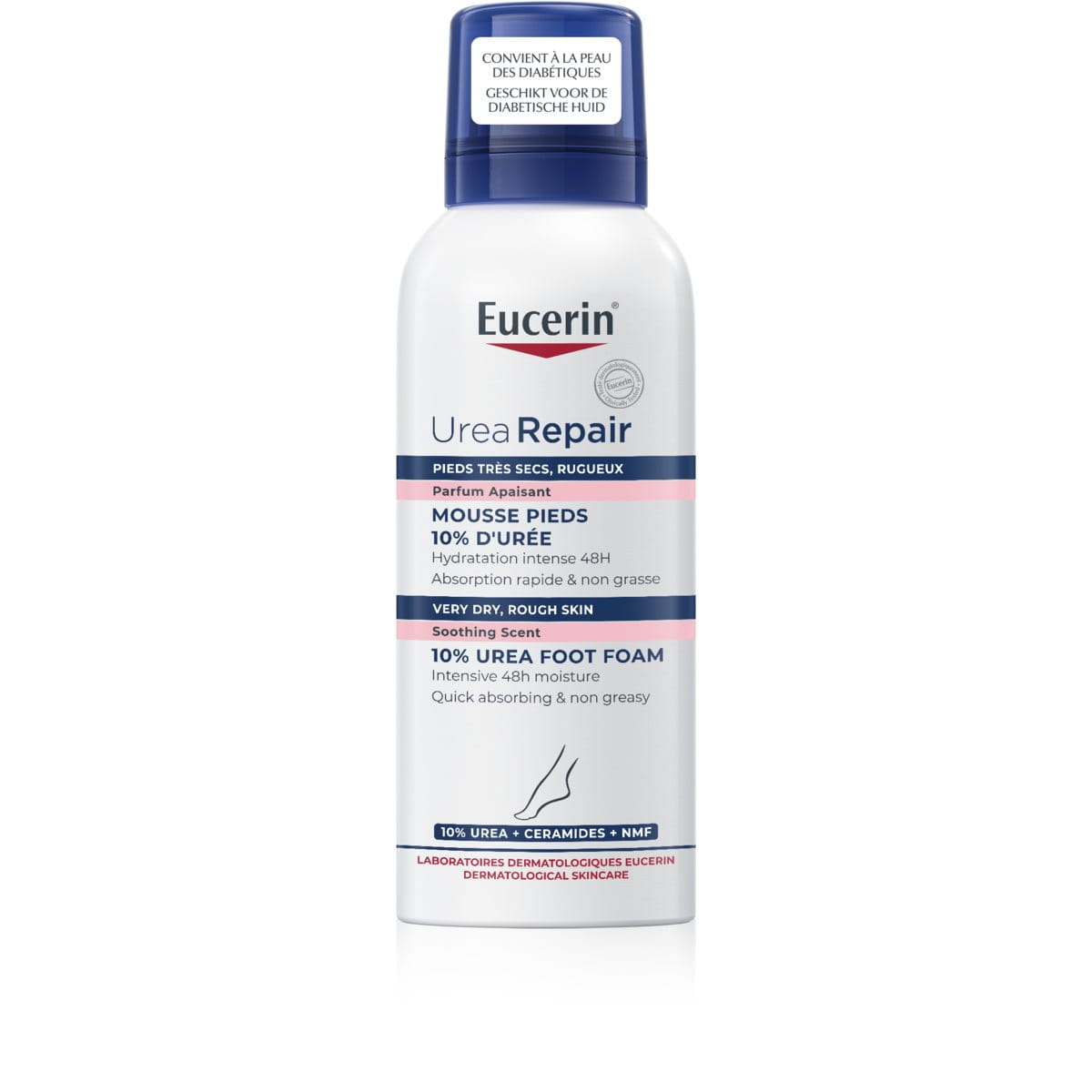 EUCERIN UREA REPAIR PLUS MOUSSE PIEDS 10% D'UREE 48H – Image 1