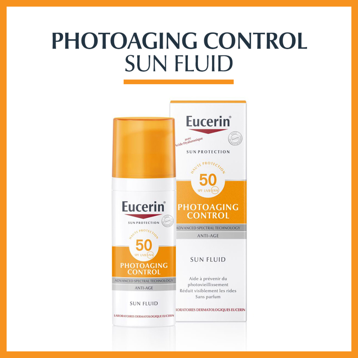 EUCERIN PHOTOAGING CONTROL TINTED SUN GEL CREME SPF 50+ MEDIUM – Image 1