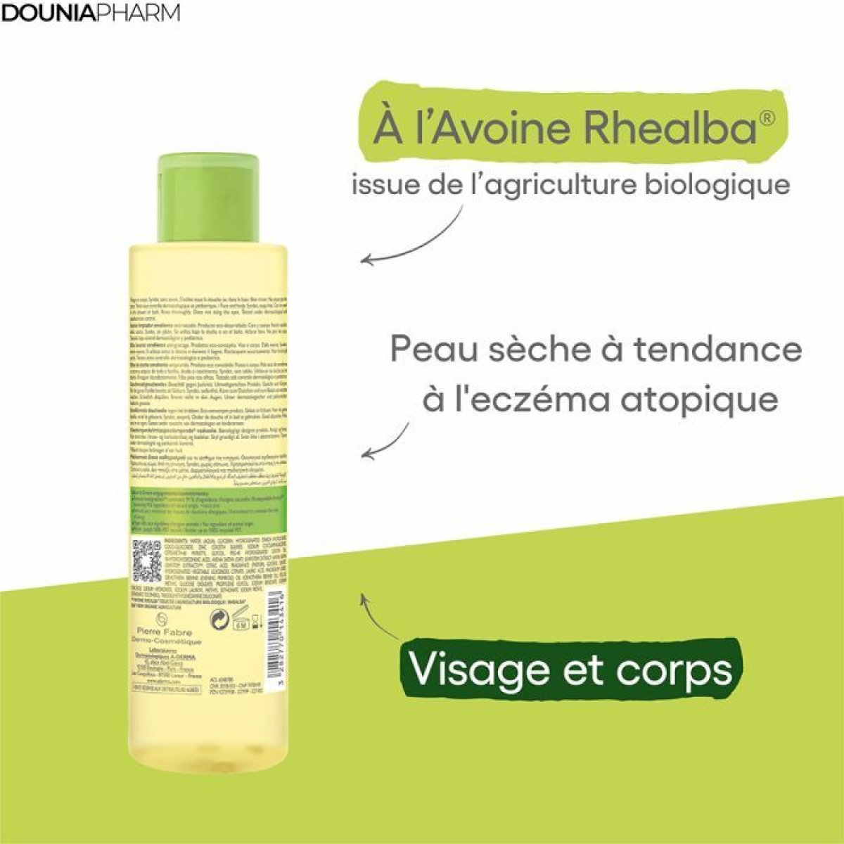ADERMA EXOMEGA CONTROLE HUILE LAVANTE EMOLLIENTE 500 ML – Image 3