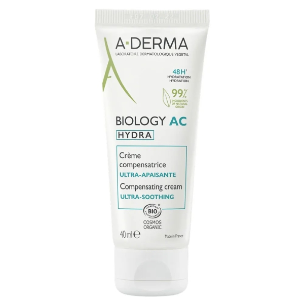ADERMA BIOLOGY AC HYDRA CREME COMPENSATRICE ULTRA APAISANTE 40ML