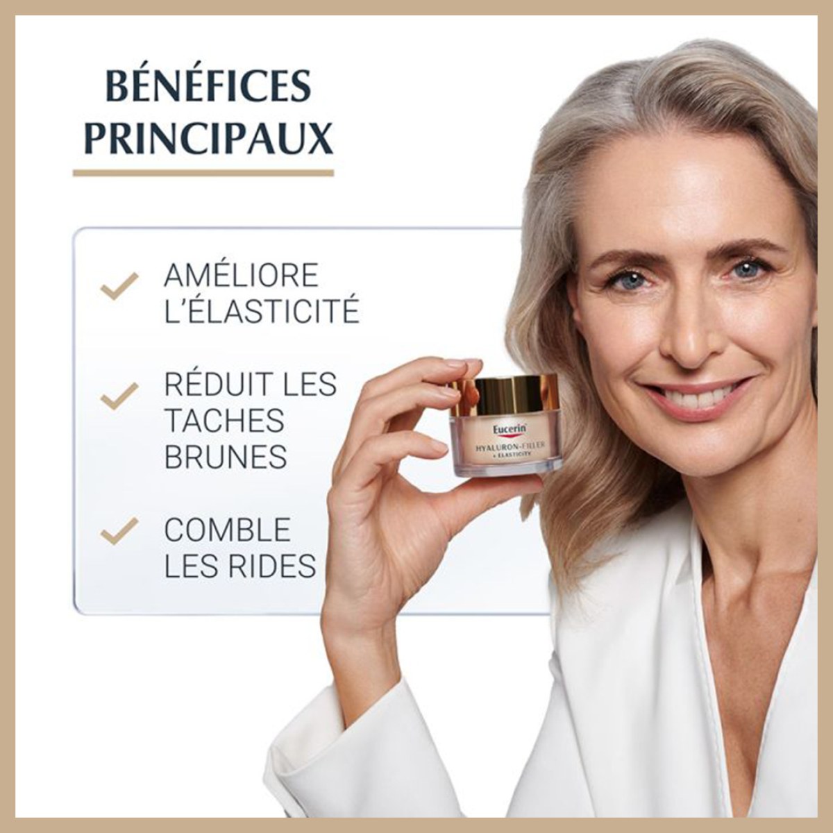 EUCERIN HYALURON FILLER + ELASTICITY SOIN DE JOUR 50 ML SPF 15 – Image 2