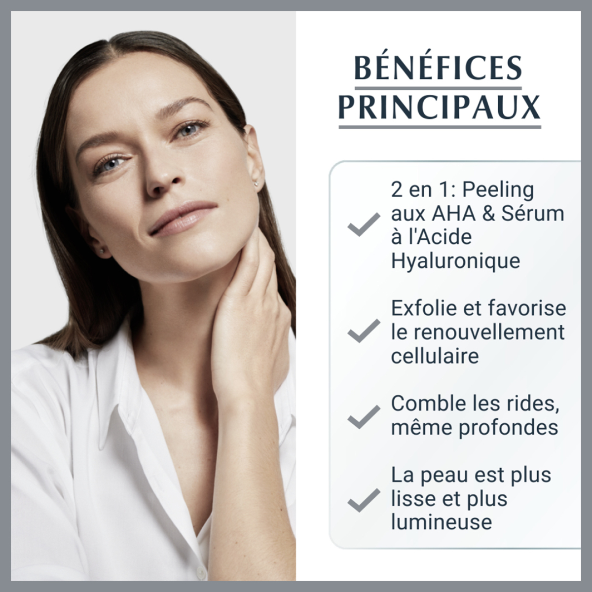 EUCERIN HYALURON FILLER PEELING ET SERUM NUIT 30 ML – Image 2