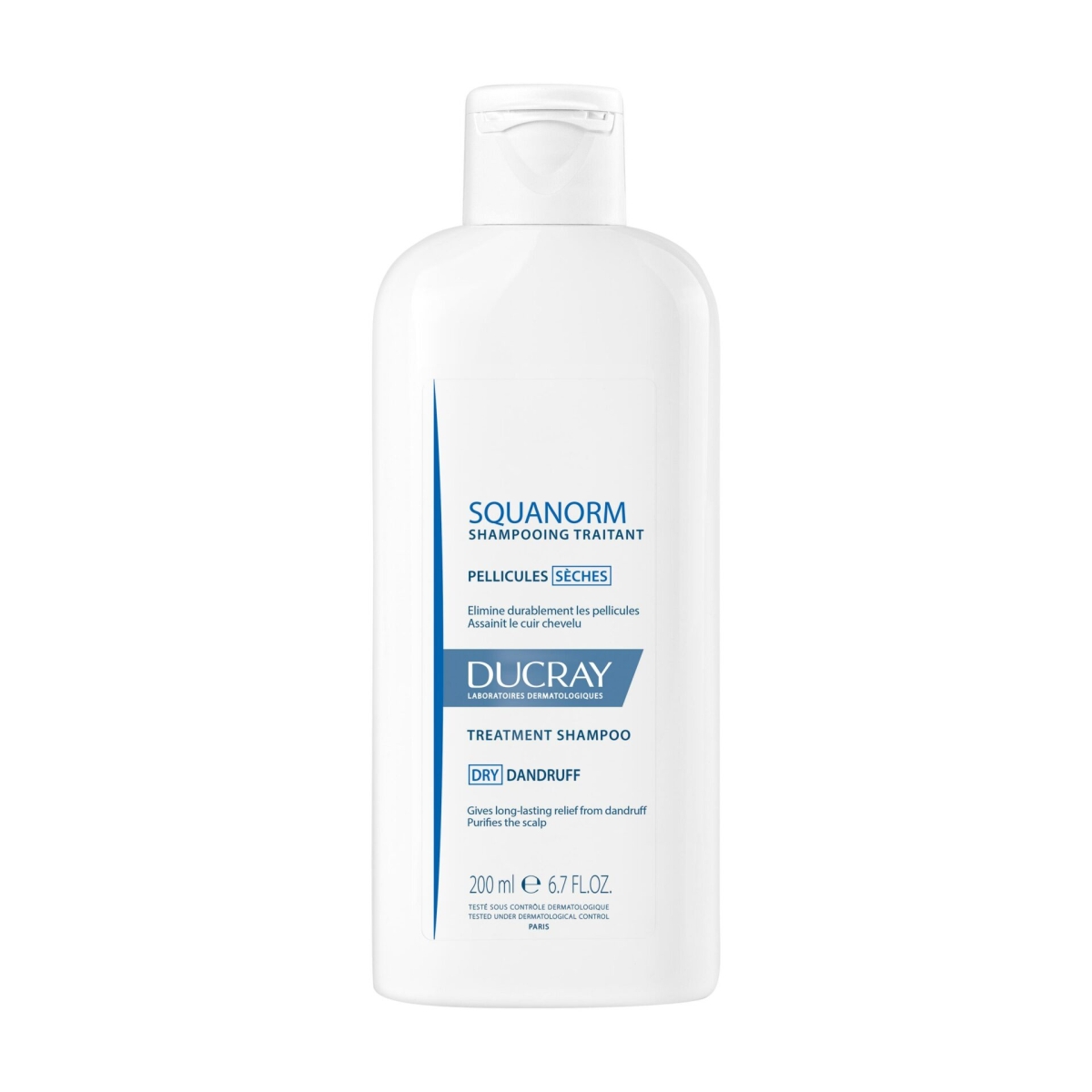DUCRAY SQUANORM SHAMPOOING PELLICULES SECHES 200 ML – Image 1