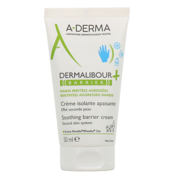 ADERMA DERMALIBOUR + BARRIER CREME ISOLANTE MAINS IRRITEES 50 ML