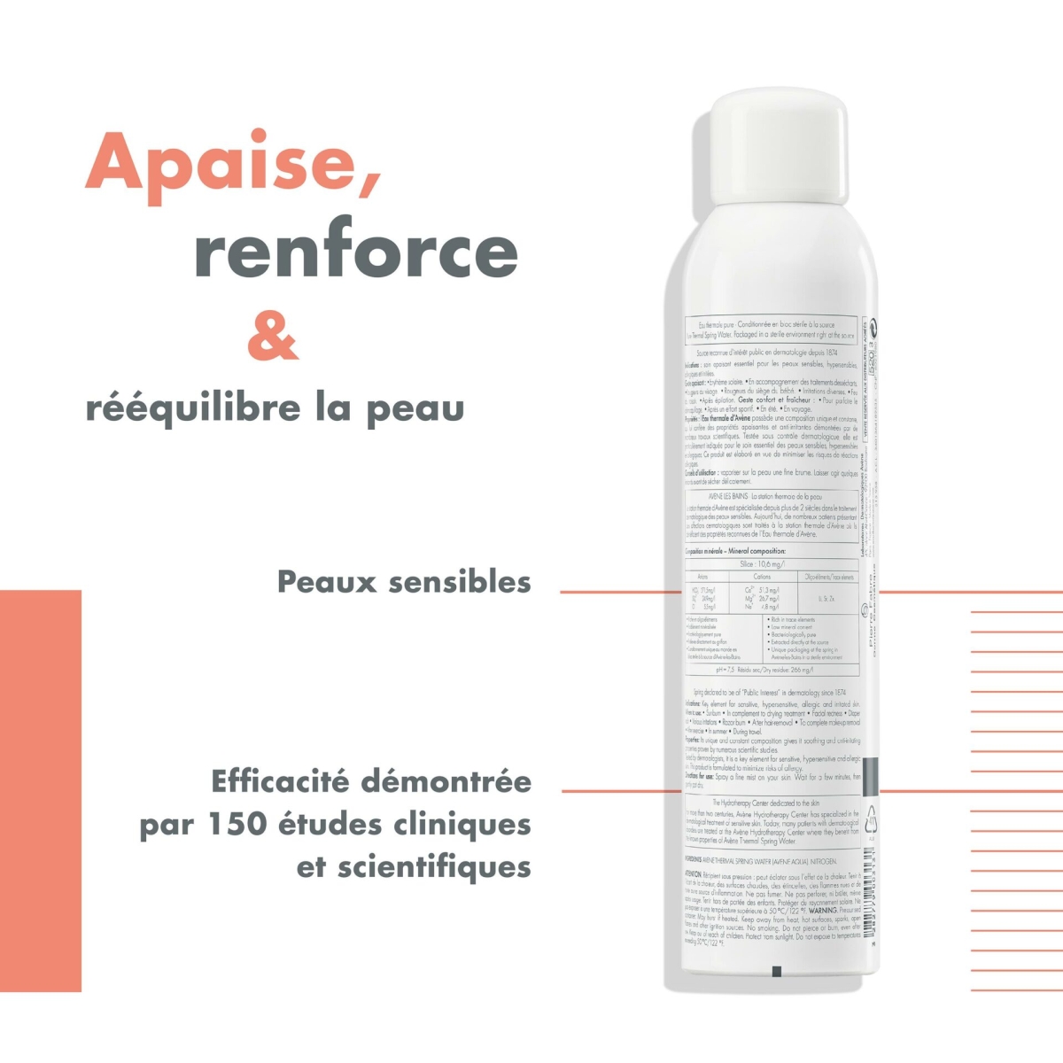 AVENE SPRAY D'EAU THERMALE 300 ML – Image 3