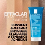 LA ROCHE POSAY EFFACLAR GEL MOUSSANT PURIFIANT PEAUX GRASSE ET SENSIBLES 200 ML – Image 2