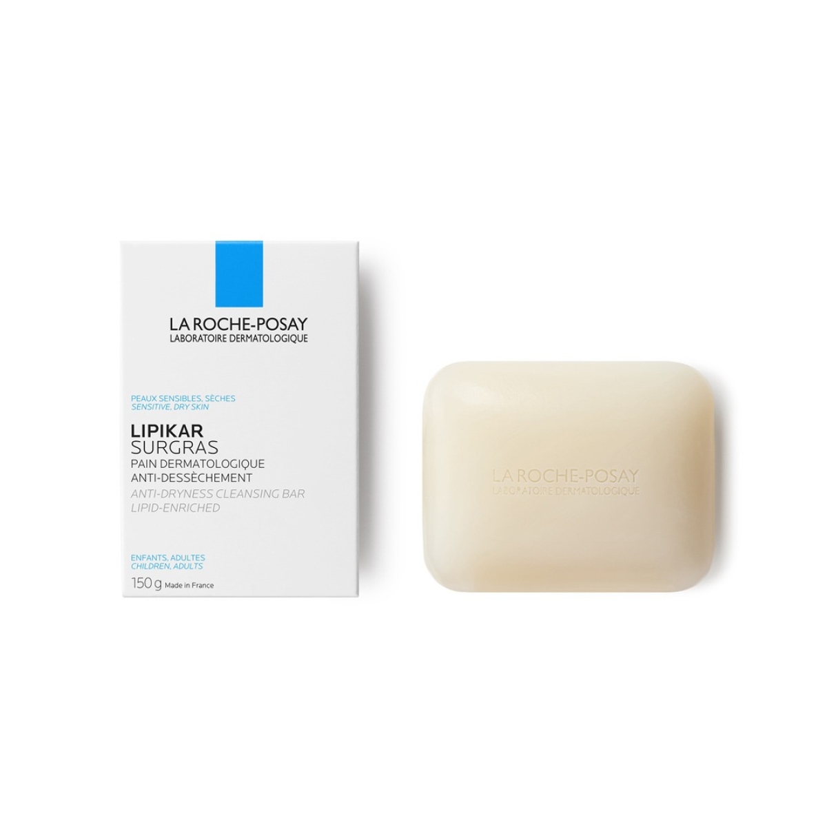 LA ROCHE POSAY LIPIKAR PAIN SURGRAS 150G – Image 1