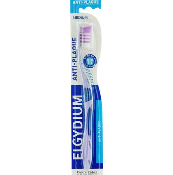 ELGYDIUM BROSSE À DENTS ANTI-PLAQUE MEDIUM