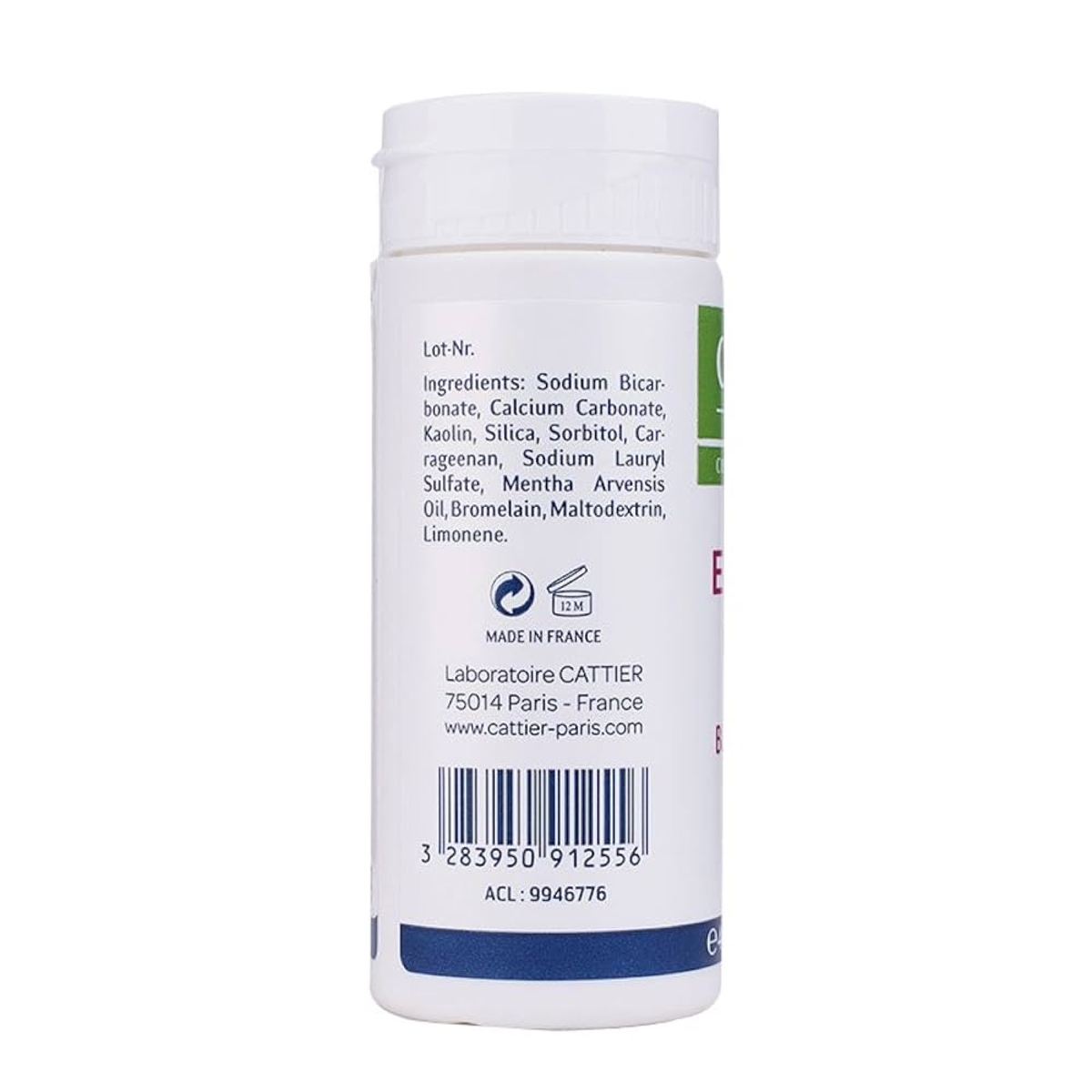 CATTIER ERIDENE DENTIFRICE POUDRE BLANCHISSANT 40 ML – Image 2
