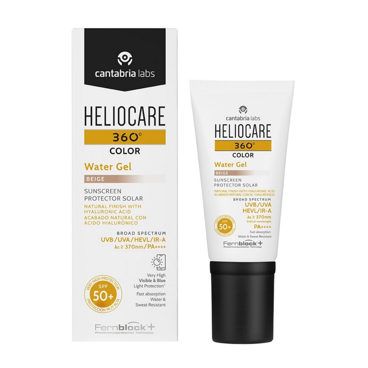 CANTABRIA HELIOCARE 360 WATER GEL COLOR BEIGE – Image 1