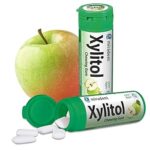 MIRADENT XYLITOL CHEWING GUM POMME – Image 2