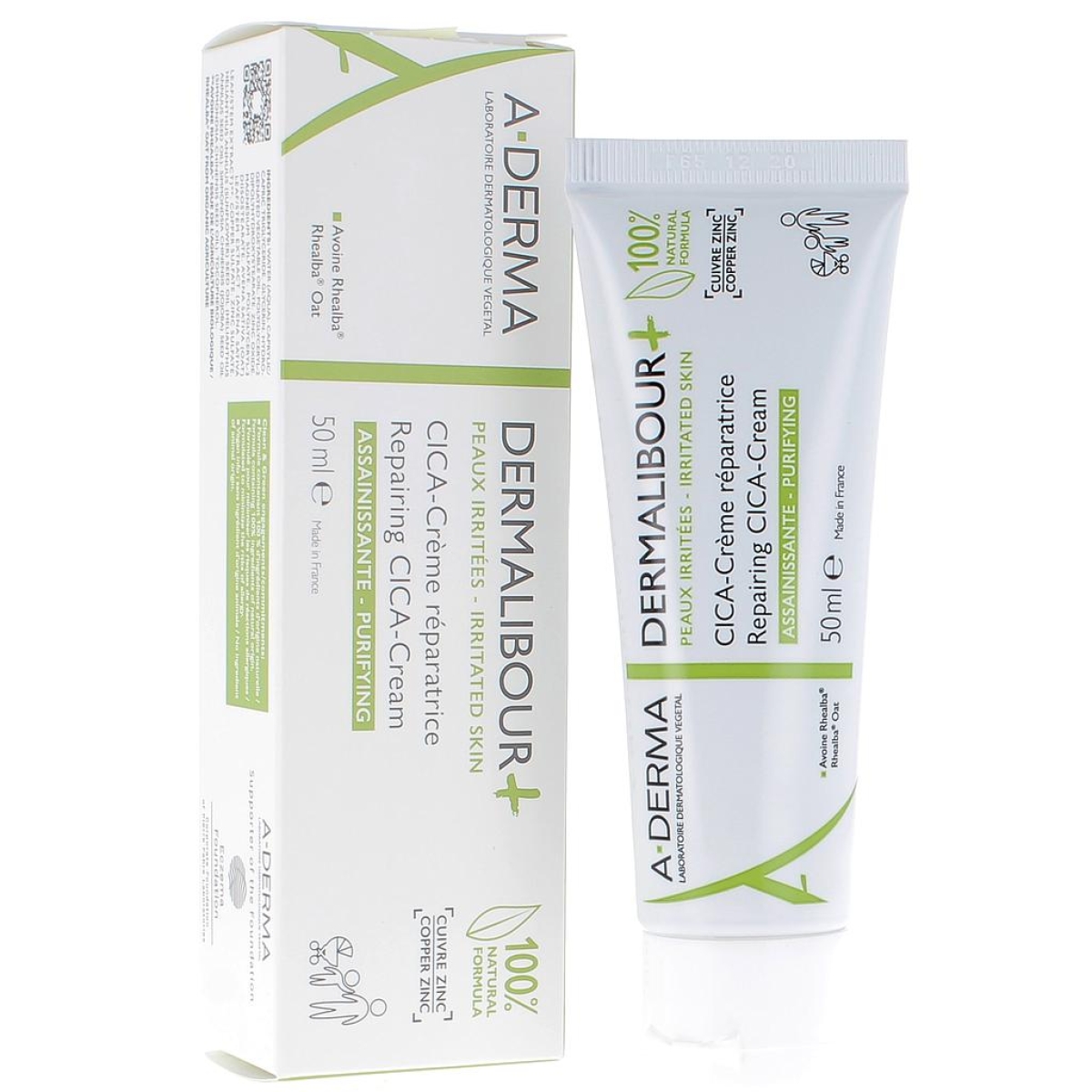 ADERMA DERMALIBOUR + CICA CREME REPARATRICE 50 ML – Image 1