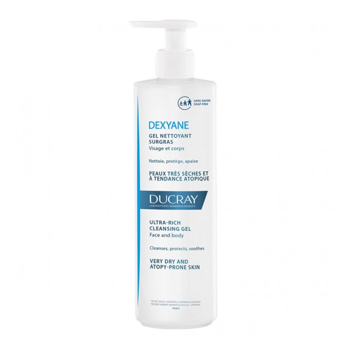 DUCRAY DEXYANE GEL NETTOYANT SURGRAS 400 ML – Image 1