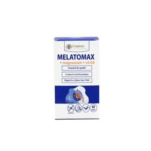 COMPLEMAX MELATOMAX PLUS MAGNESIUM PLUS VITAMINE B6 60 GELULES