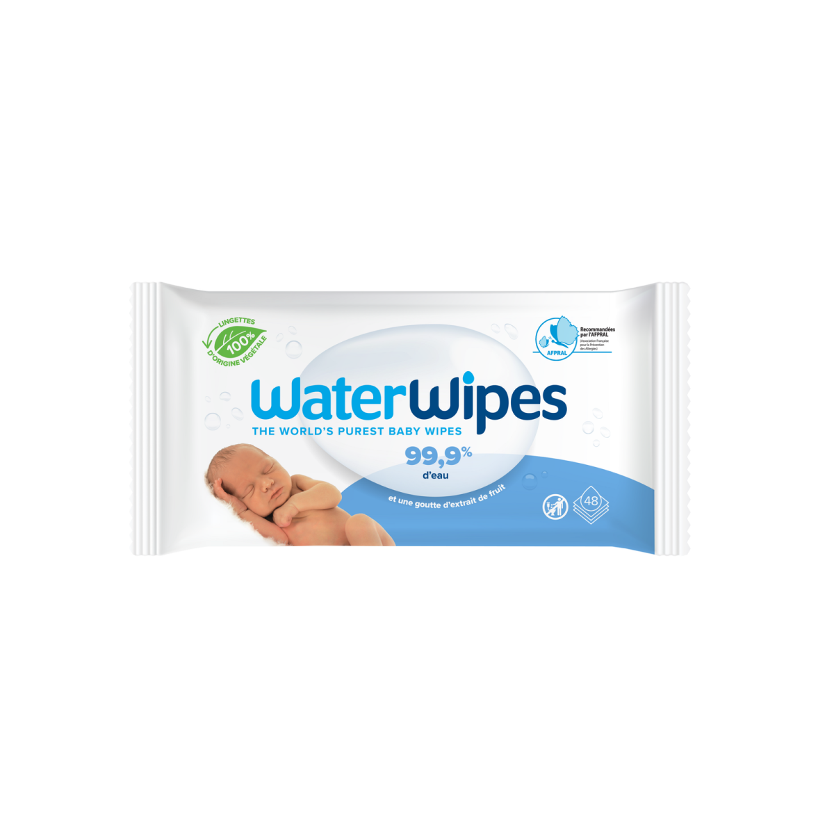 WATERWIPES 60 LINGETTES BEBE – Image 1