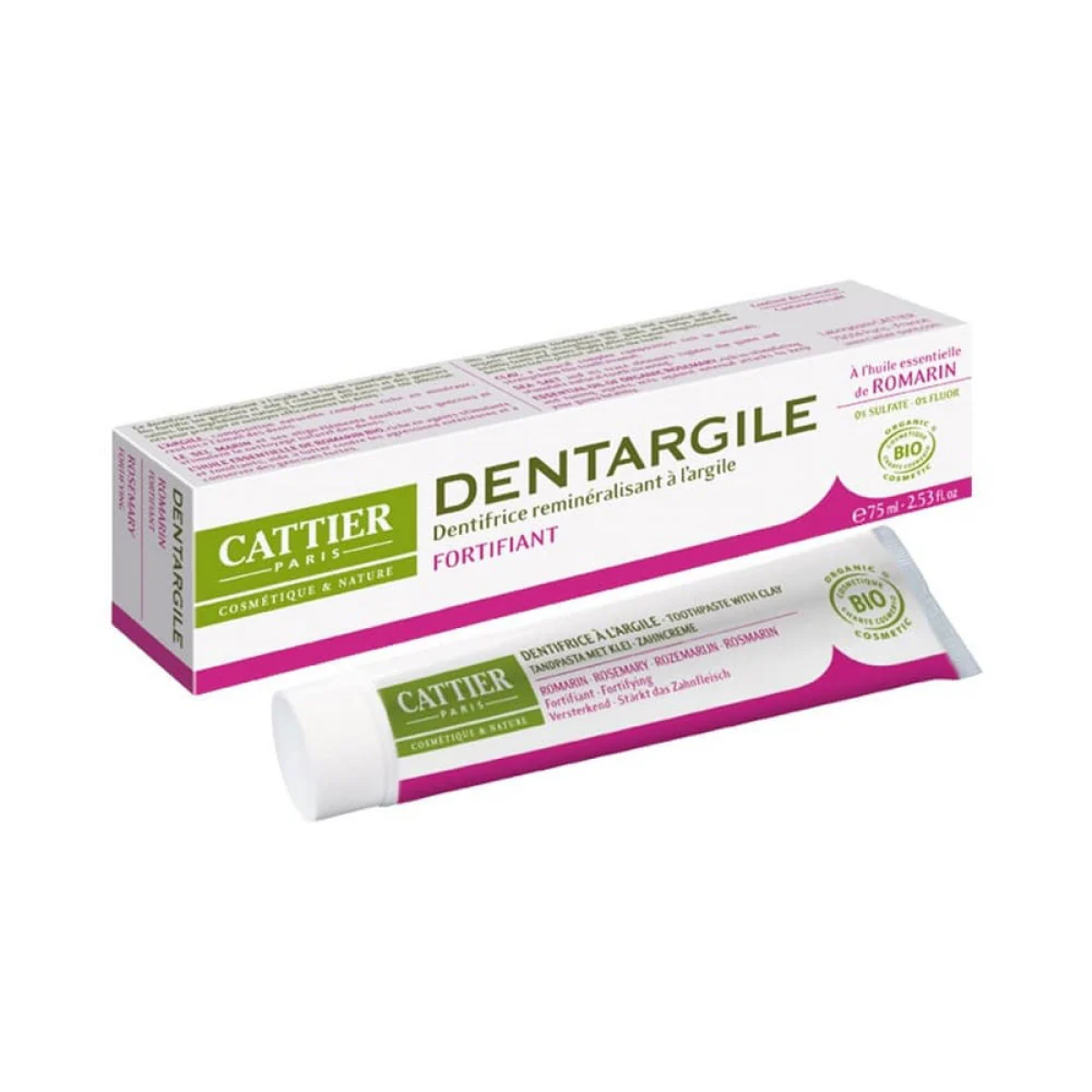 CATTIER DENTARGILE ROMARIN 100 ML – Image 1
