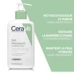 CERAVE GEL MOUSSANT NETTOYANT PEAU NORMALE À GRASSE 236ML – Image 3