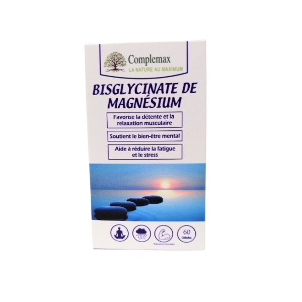 COMPLEMAX BISGLYCINATE DE MAGNESIUM 60 GELULES