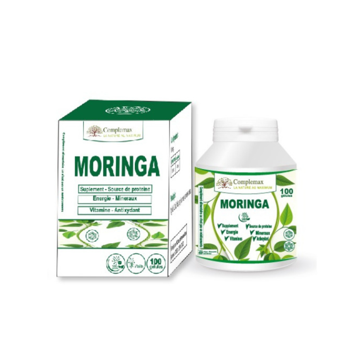 COMPLEMAX MORINGA 400 MG 100 COMPRIMES – Image 1