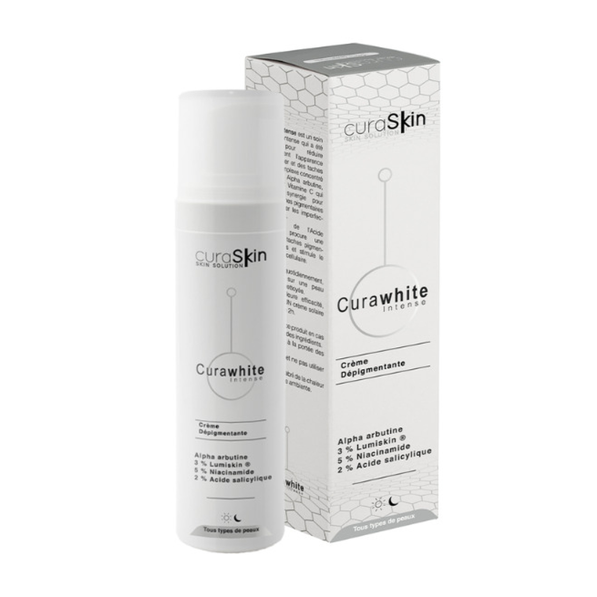 CURASKIN CURAWHITE CREME DEPIGMENTANTE INTENSE 50 ML – Image 1