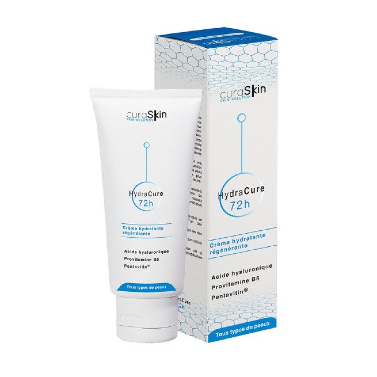 CURASKIN HYDRACURE CREME HYDRATANTE REGENERANTE 72H 50 ML – Image 1