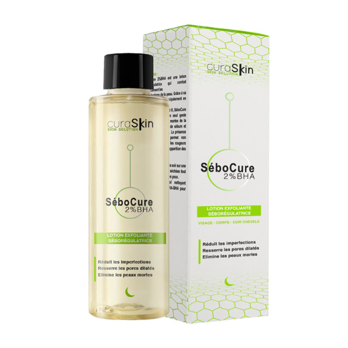 CURASKIN SEBOCURE LOTION SEBOREGULATRICE 2% BHA 100 ML – Image 1