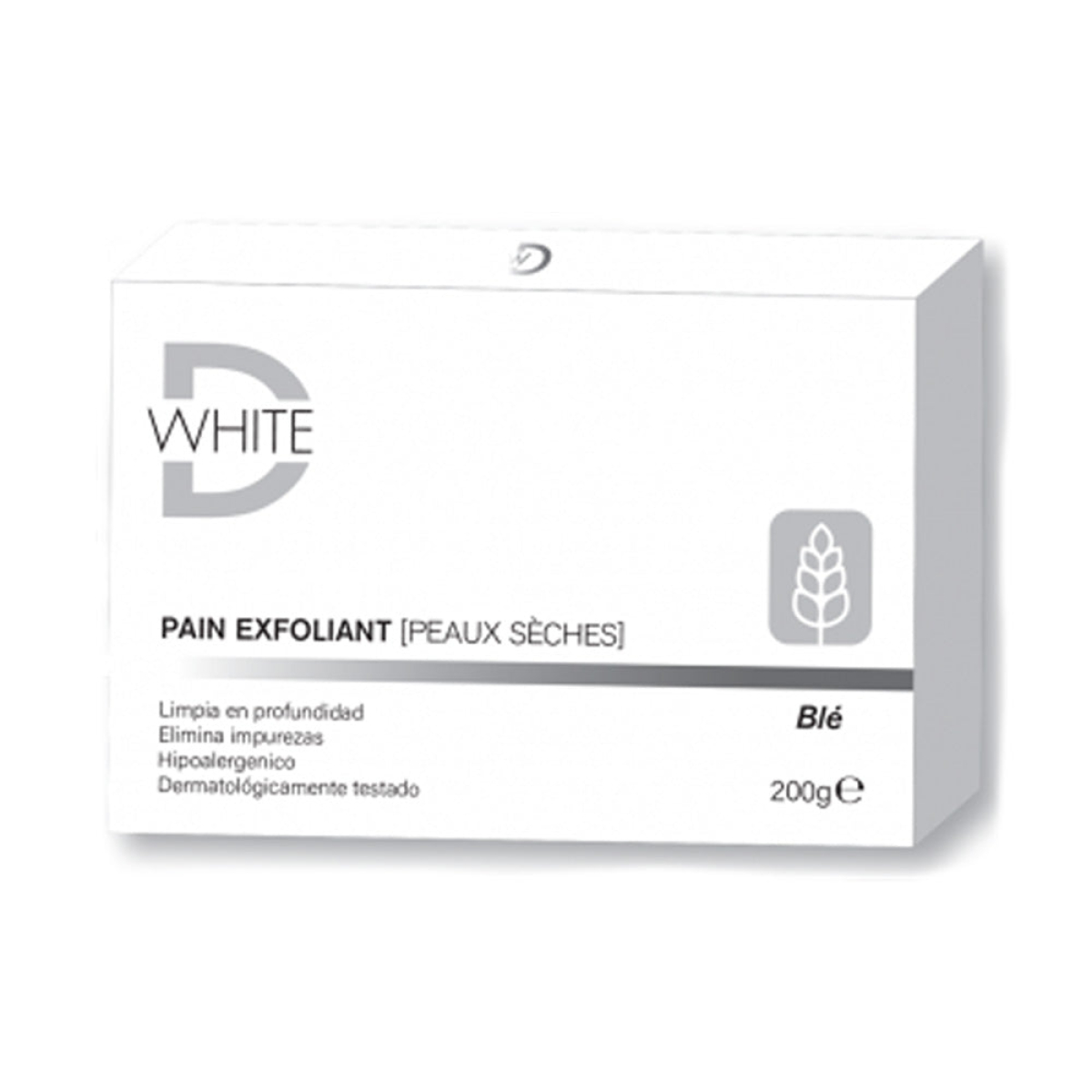 D-White Pain Exfoliant Blé Peaux Séches 200g – Image 1