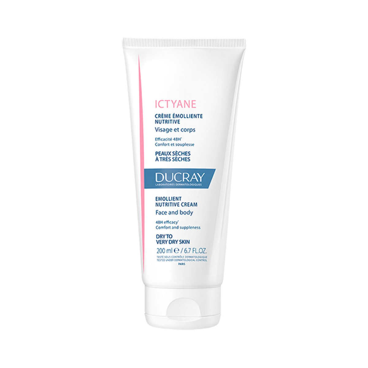 DUCRAY ICTYANE CREME EMOLLIENTE NUTRITIVE VISAGE ET CORPS 200 ML – Image 1