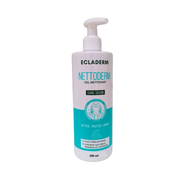 ECLADERM NETTODERM GEL NETTOYANT 200 ML