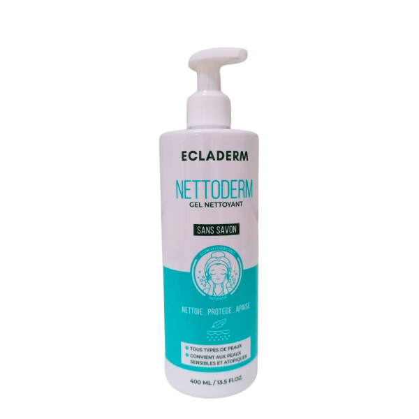 ECLADERM NETTODERM GEL NETTOYANT 400 ML