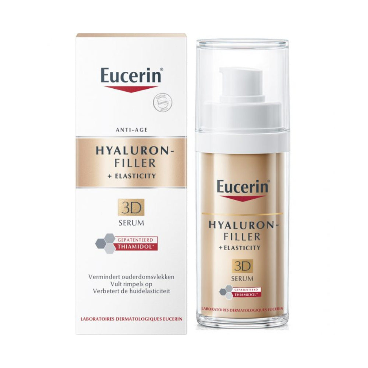 EUCERIN HYALURON FILLER + ELASTICITY SERUM 3D 30 ML – Image 1