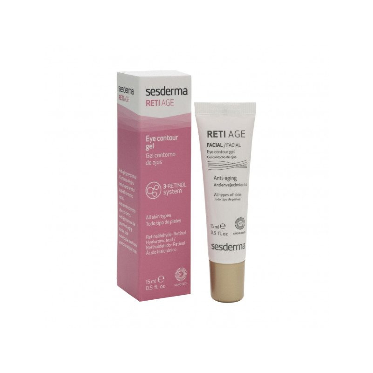 SESDERMA RETI AGE CONTOUR DES YEUX 15 ML – Image 1