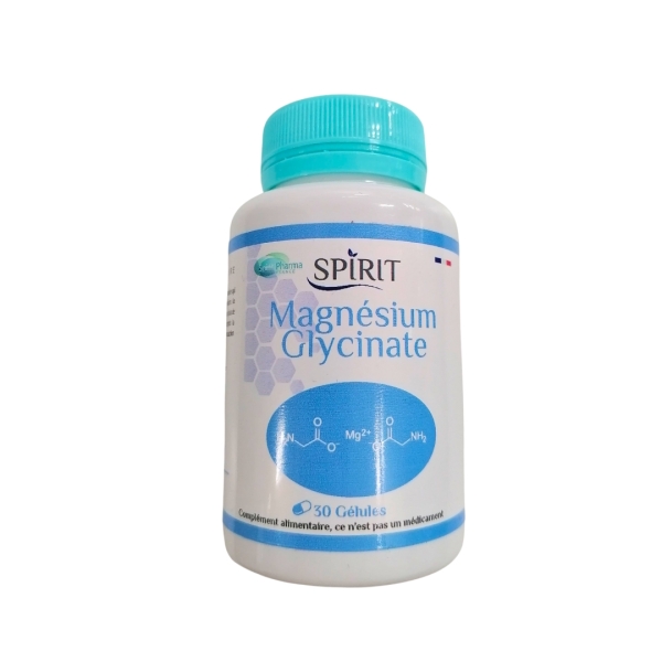 Spirit Pharma Magnésium Glycinate – 30 Gélules