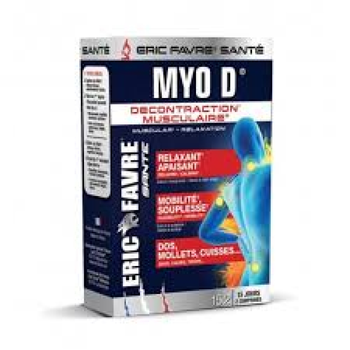 ERIC FAVRE MYO D DECONCENTRATION MUSCULAIRE 30 COMPRIMES – Image 1