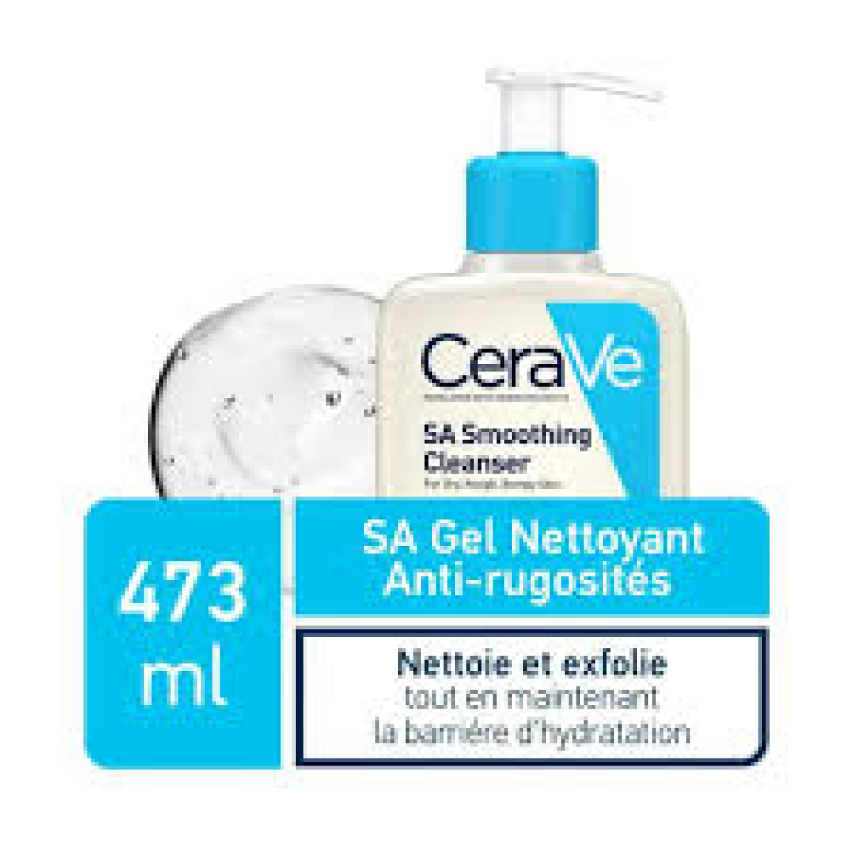 CERAVE SA GEL NETTOYANT ANTI RUGOSITES GEL NETTOYANT 473ML – Image 3