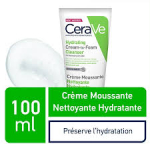 CERAVE CREME MOUSSANTE NETTOYANTE HYDRATANTE PEAU NORMALE À SÈCHE | 100ML – Image 2