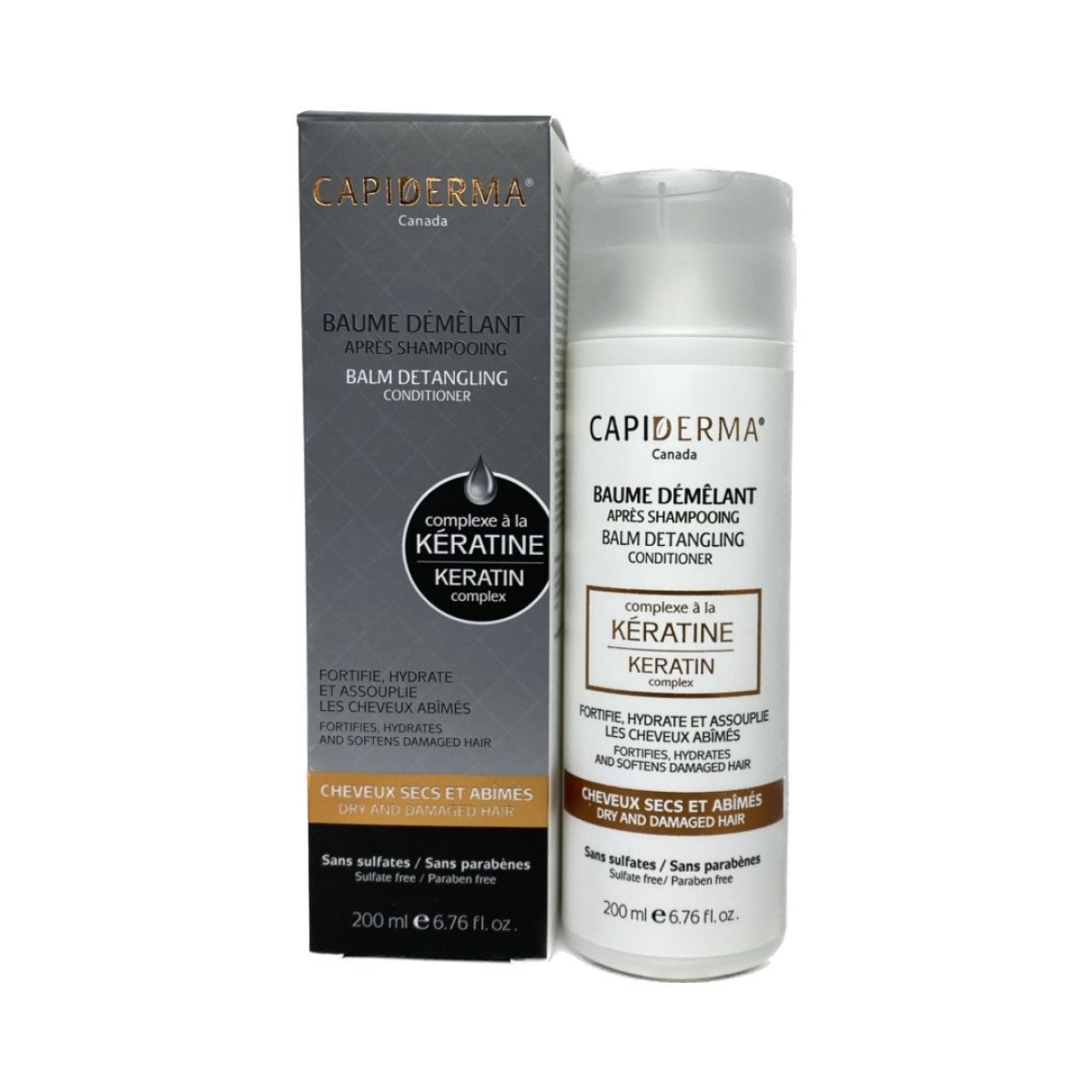 CAPIDERMA BAUME DEMELANT APRES SHAMPOOING 200 ML – Image 1
