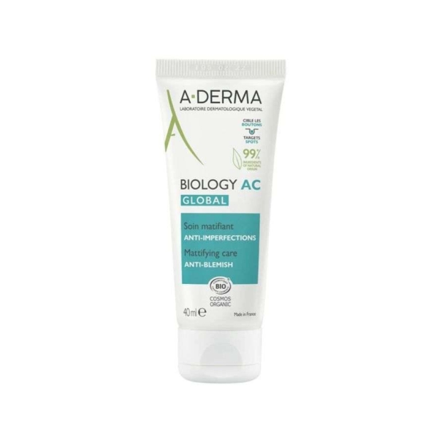 ADERMA BIOLOGY AC GLOBAL SOIN MATIFIANT ANTI IMPERFECTIONS 40 ML