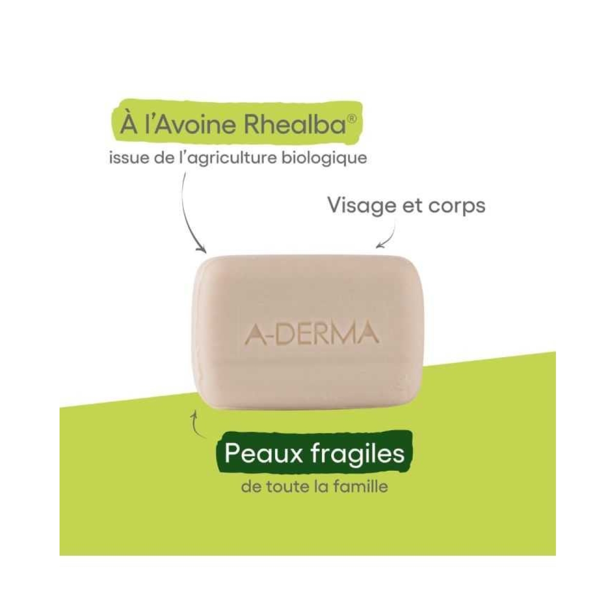 ADERMA PAIN DERMATOLOGIQUE APAISANT LAIT D'AVOIN 100G – Image 2