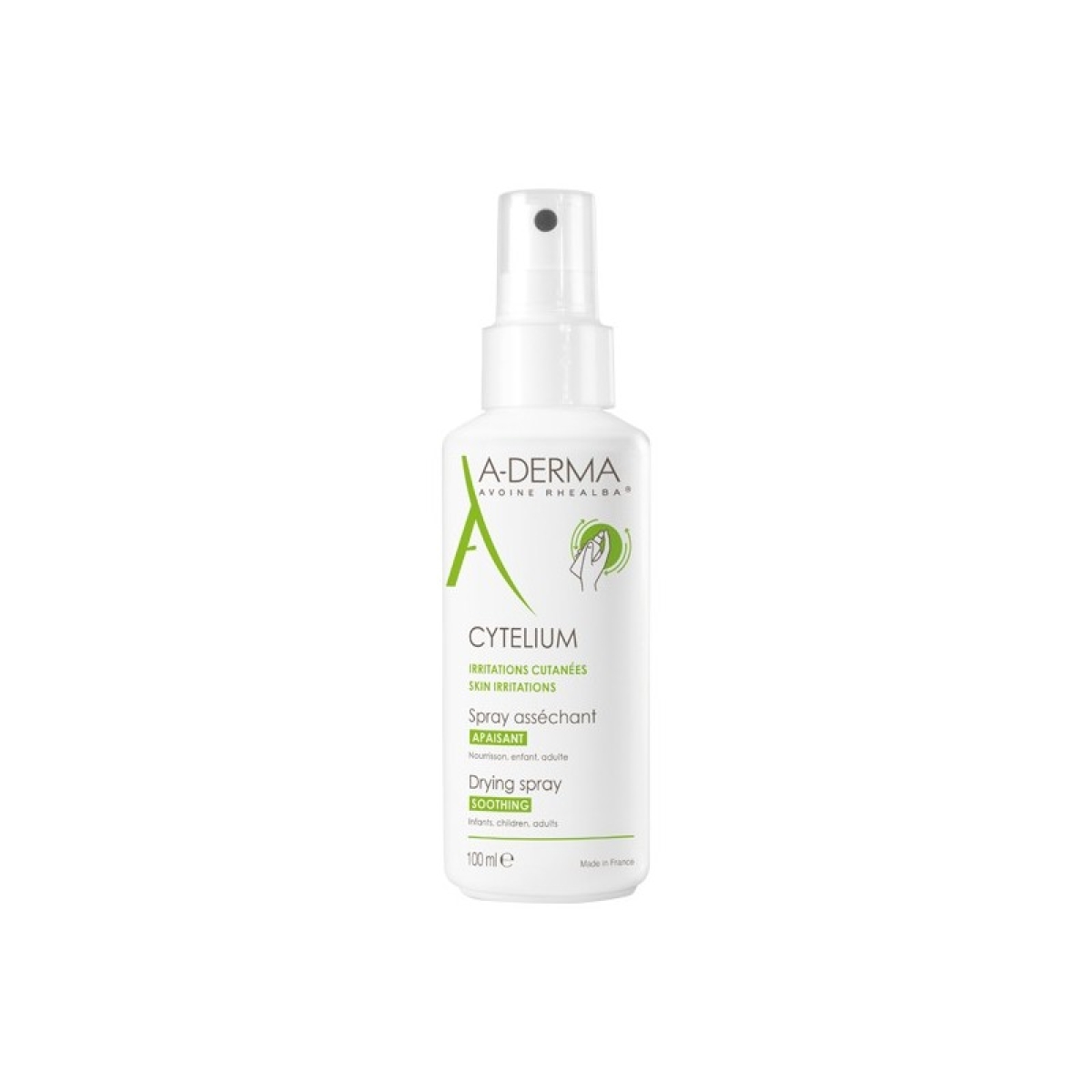 ADERMA CYTELIUM IRRITATIONS CUTANEES SPRAY ASSECHANT 100 ML – Image 1