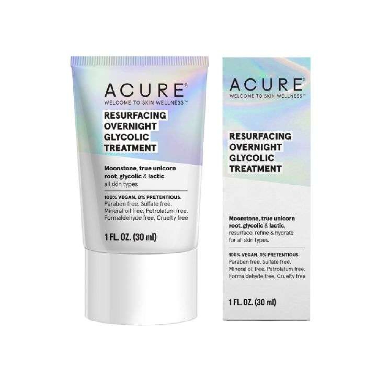 ACURE GLYCOLIC TRAITEMENT CREME POUR LE VISAGE 30 ML – Image 1