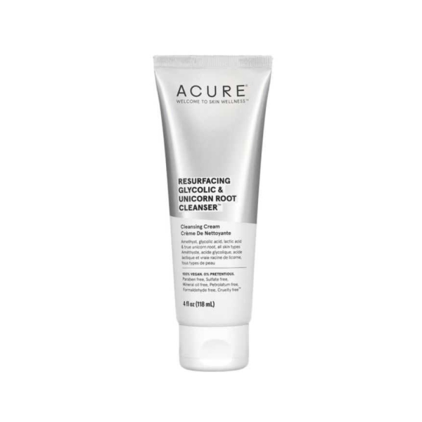ACURE RESURFACANT A L'ACIDE GLYCOLIQUE CREME NETTOYANTE 118 ML