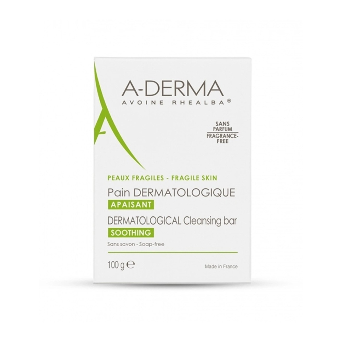ADERMA PAIN DERMATOLOGIQUE APAISANT LAIT D'AVOIN 100G – Image 1