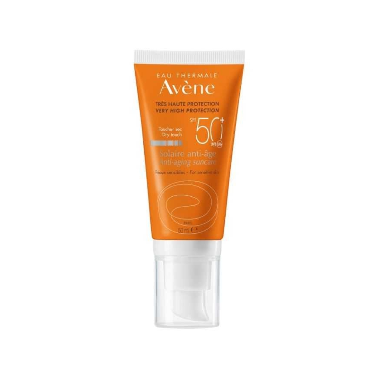 AVENE SOLAIRE ANTI AGE SUNCARE 50ML TOUCHE SEC – Image 1