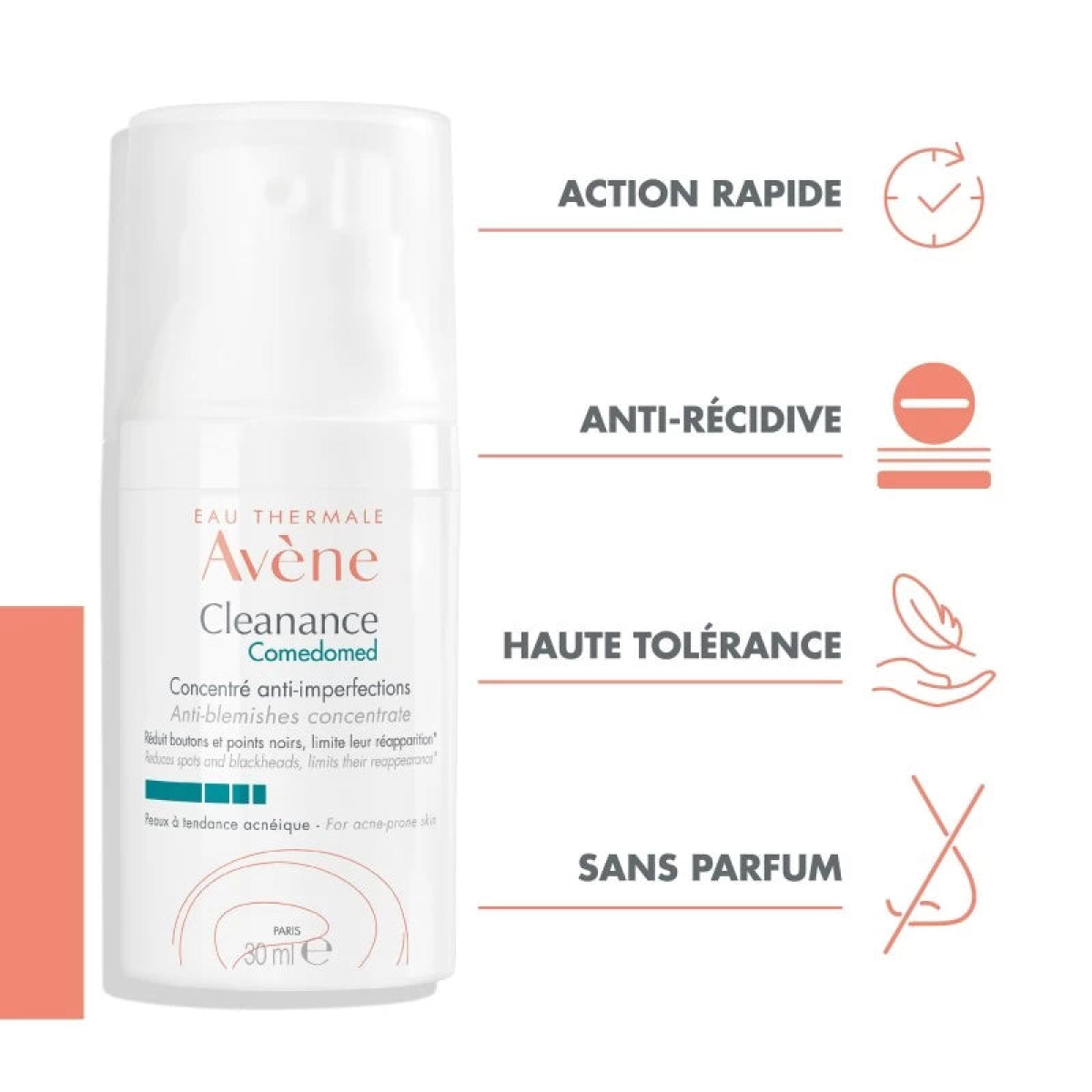 AVENE CLEANANCE COMEDOMED CONCENTRE ANTI IMPERFECTIONS 30 ML – Image 2