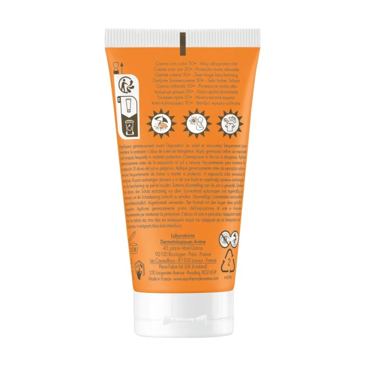 AVENE SOLAIRE CREME TEINTEE 50+ 50ML – Image 2
