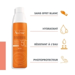 AVENE SOLAIRE EAU THERMAL SPRAY SPF50+ 200 ML – Image 2