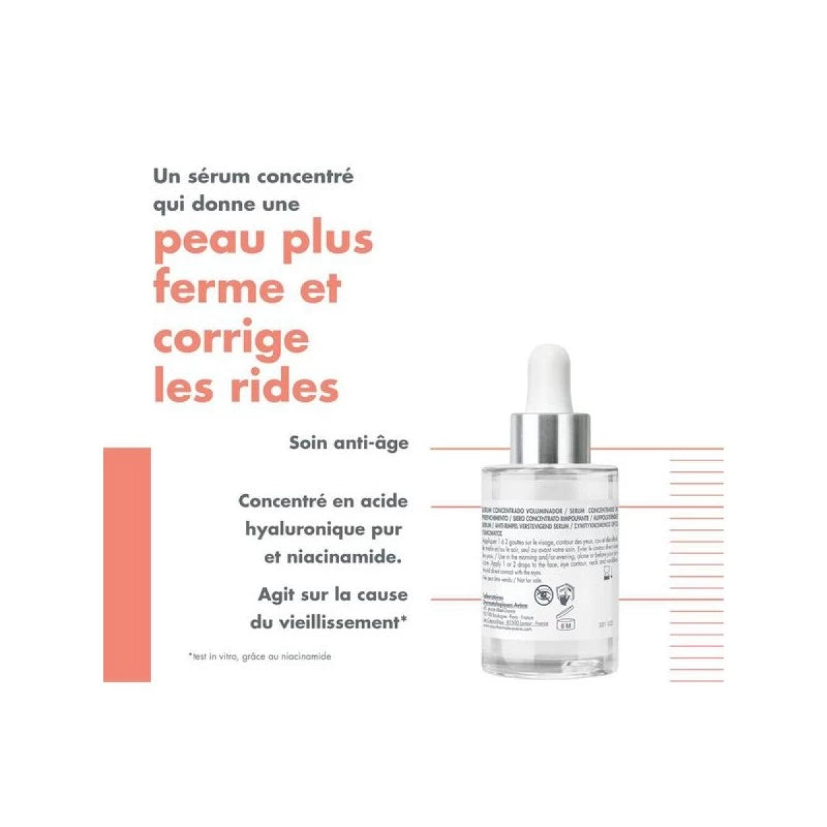 AVENE HYALURON ACTIV B3 SERUM CONCENTRE REPULPANT 30 ML – Image 2