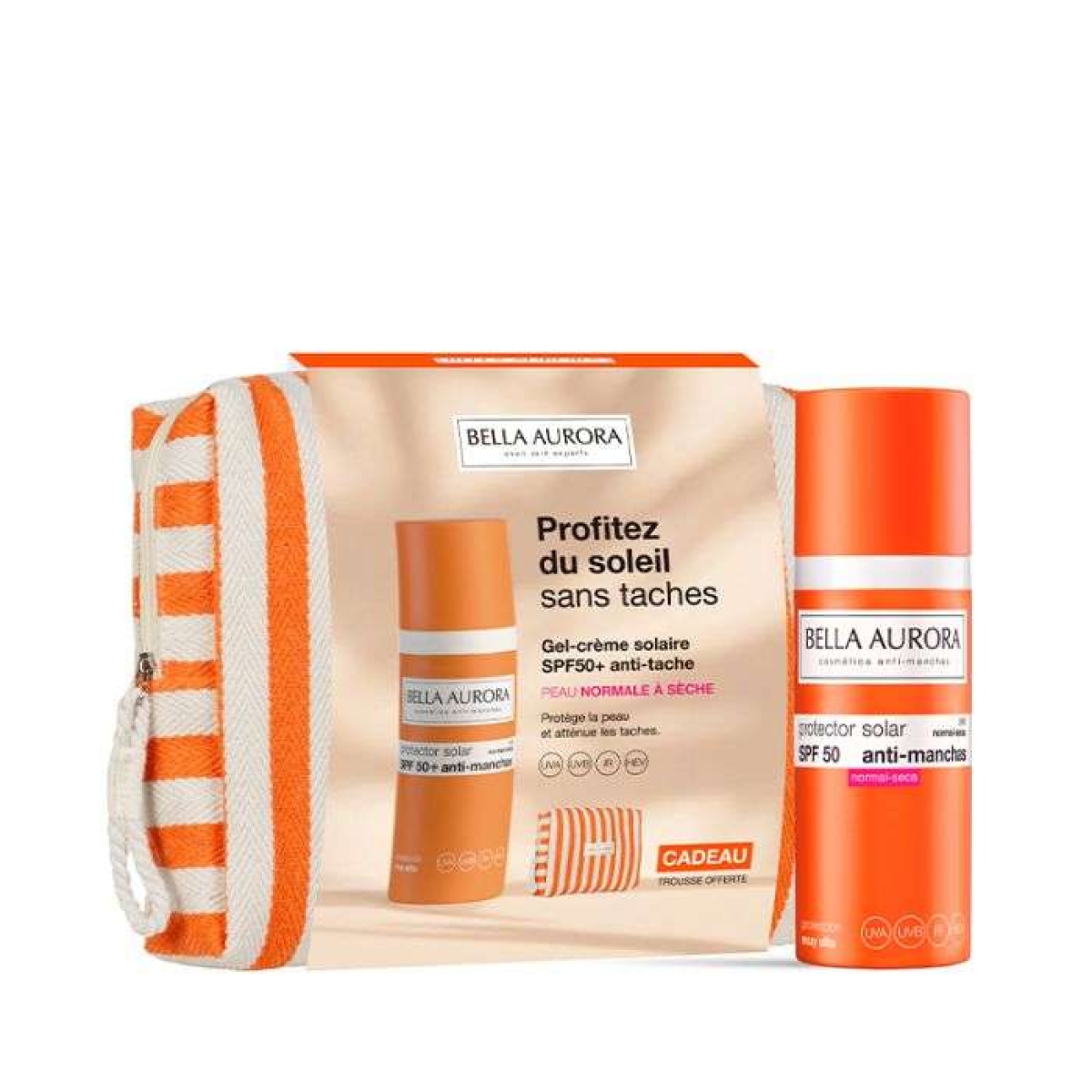 BELLA AURORA ECRAN DEPIGM SPF50 + PEAU NORMAL A SECHE + TROUSSE OFFERTE – Image 1