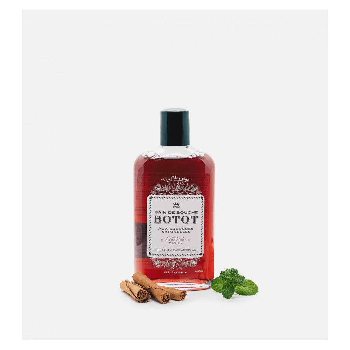 BOTOT BOTOT BAIN DE BOUCHE CANNELLE CLOU DE GIROFLE MENTHE 250ML – Image 2